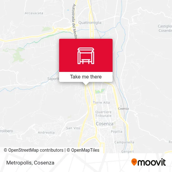 Metropolis map
