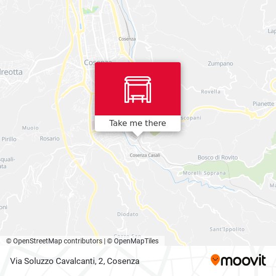 Via Soluzzo Cavalcanti, 2 map