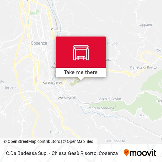 C.Da Badessa Sup. - Chiesa Gesù Risorto map