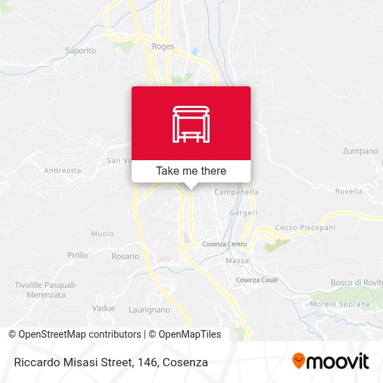 Riccardo Misasi Street, 146 map