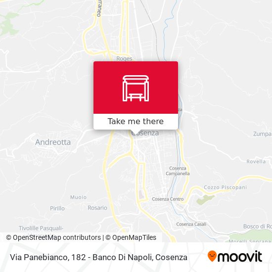 Via Panebianco, 182 - Banco Di Napoli map