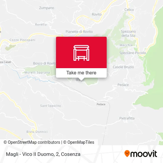 Magli - Vico II Duomo, 2 map