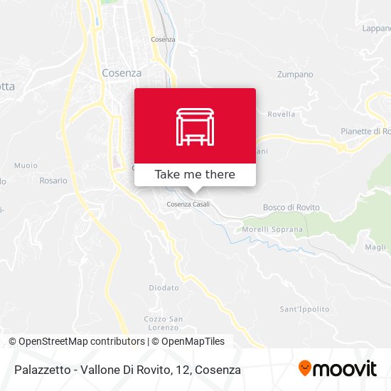 Palazzetto - Vallone Di Rovito, 12 map