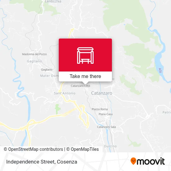 Independence Street map