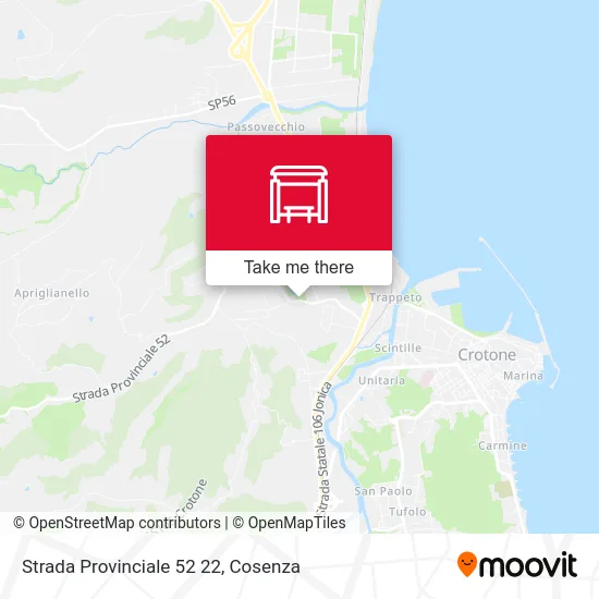 Provincial Road 52 22 map