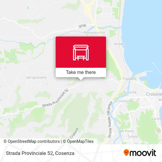 Provincial Road 52 map