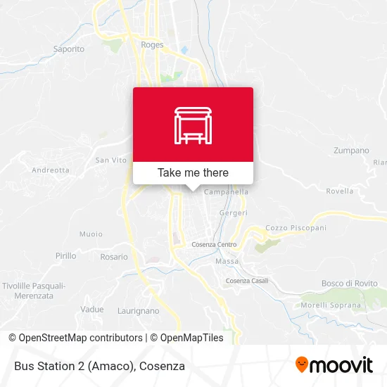 Bus Station 2 (Amaco) map