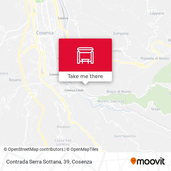 Contrada Serra Sottana, 39 map