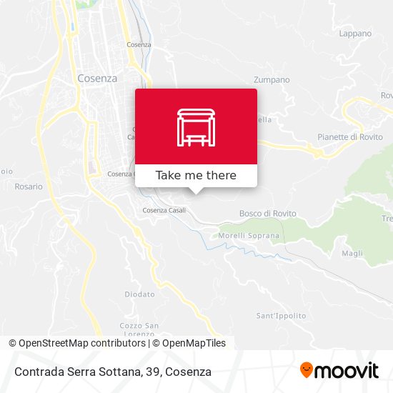 Contrada Serra Sottana, 39 map