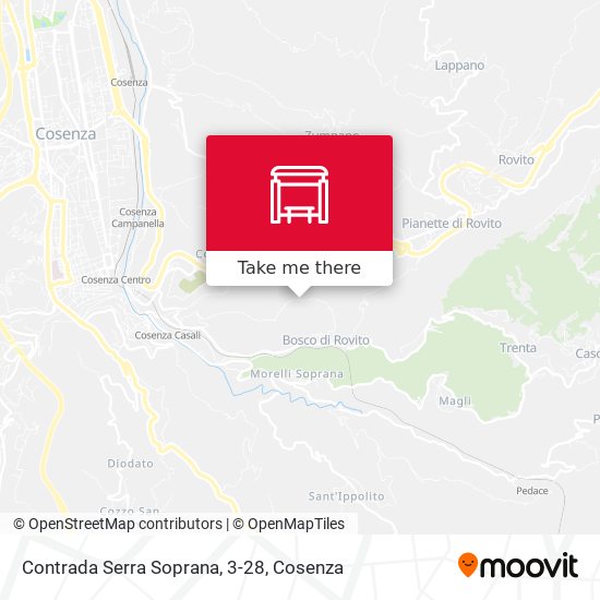 Contrada Serra Soprana, 3-28 map