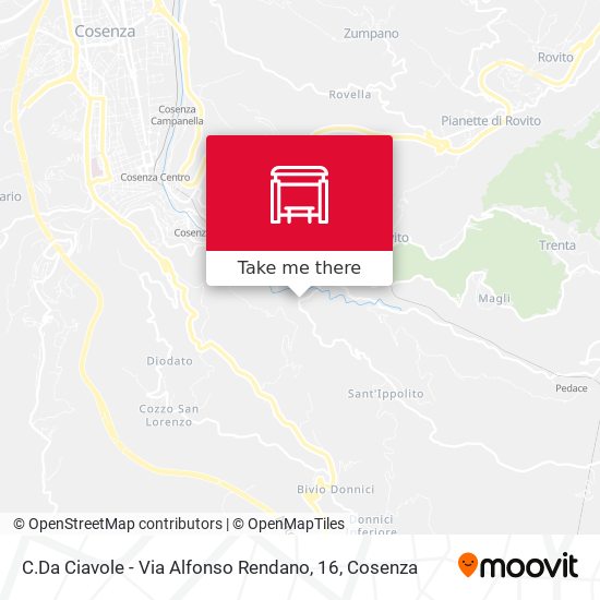 C.Da Ciavole - Via Alfonso Rendano, 16 map