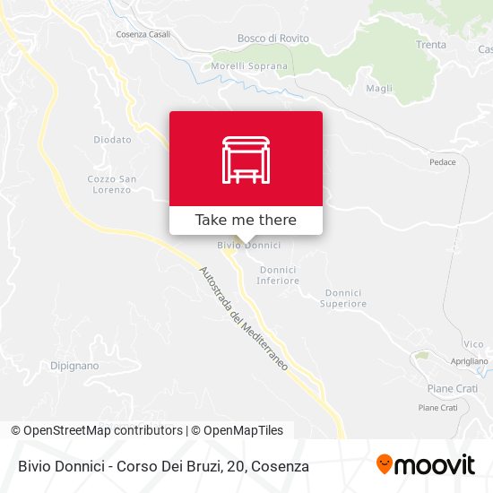 Bivio Donnici - Corso Dei Bruzi, 20 map