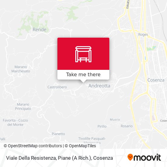 Viale Della Resistenza, Piane (A Rich.) map