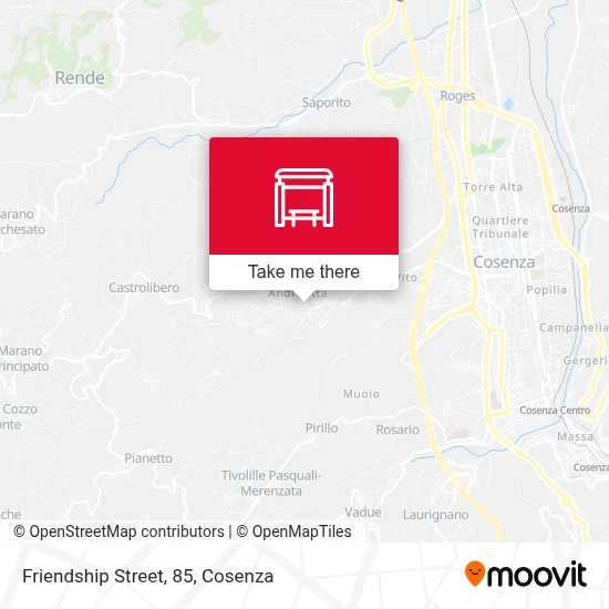 Friendship Street, 85 map