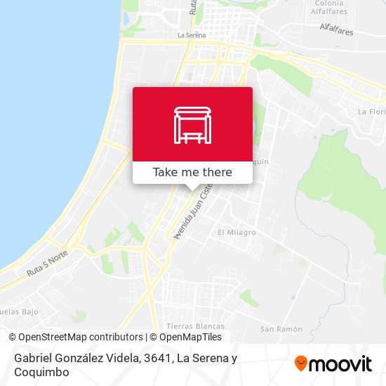 Mapa de Gabriel González Videla, 3641