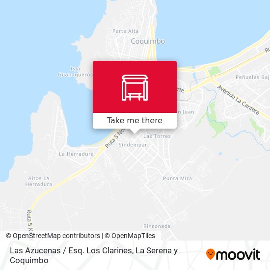 Mapa de Las Azucenas / Esq. Los Clarines