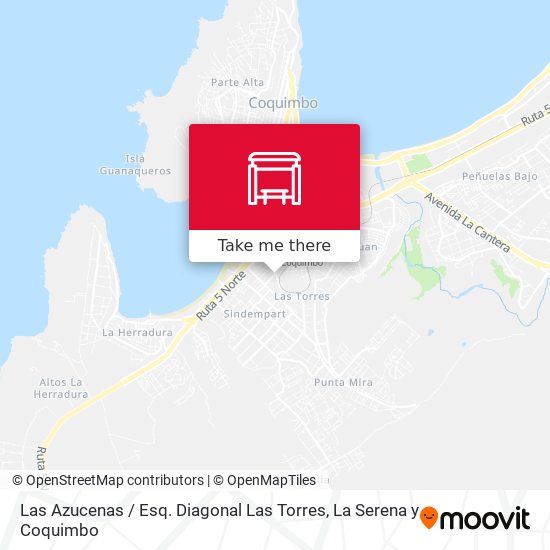 Las Azucenas / Esq. Diagonal Las Torres map