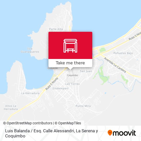 Luis Balanda / Esq. Calle Alessandri map