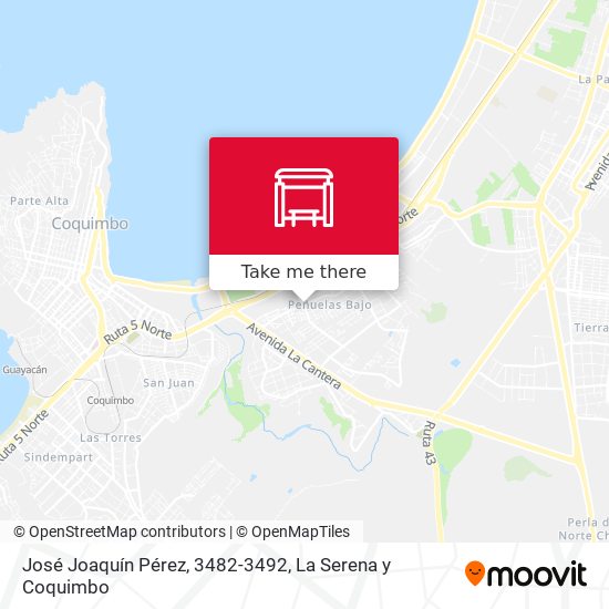 José Joaquín Pérez, 3482-3492 map