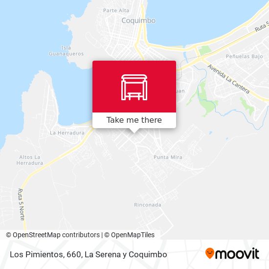 Mapa de Los Pimientos, 660