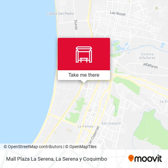 Mall Plaza La Serena map