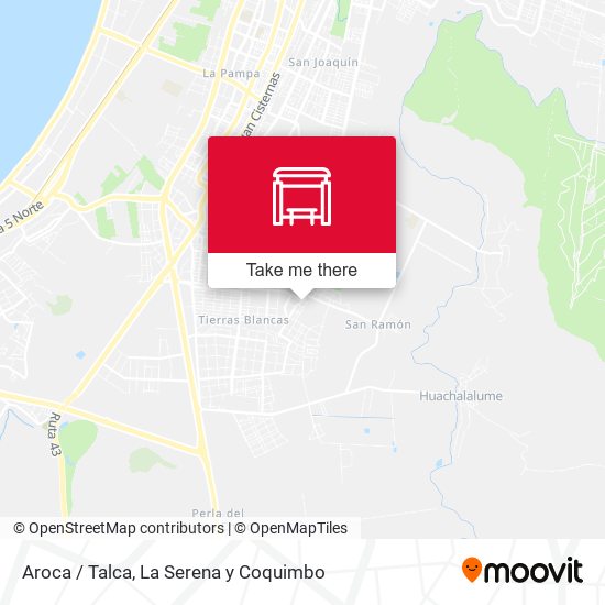 Mapa de Aroca / Talca