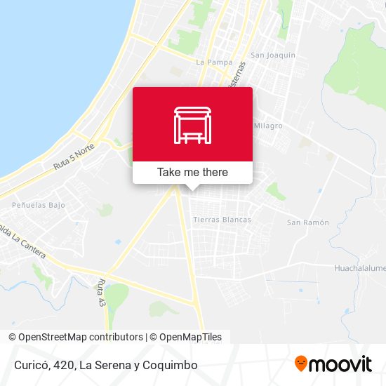 Curicó, 420 map