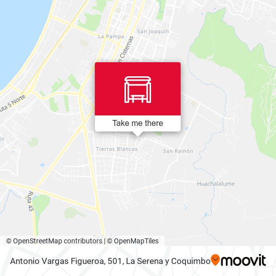 Antonio Vargas Figueroa, 501 map