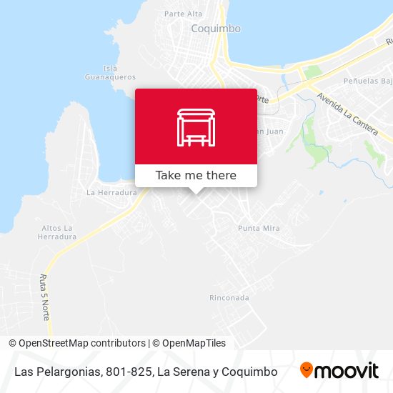 Las Pelargonias, 801-825 map