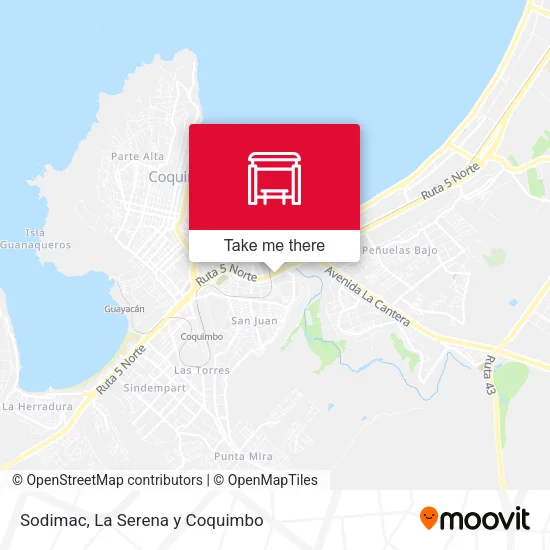 Sodimac map