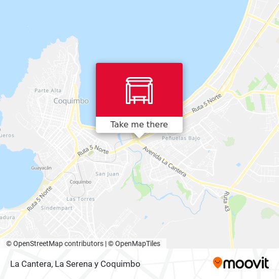 Mapa de La Cantera