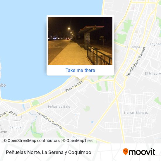 Peñuelas Norte map