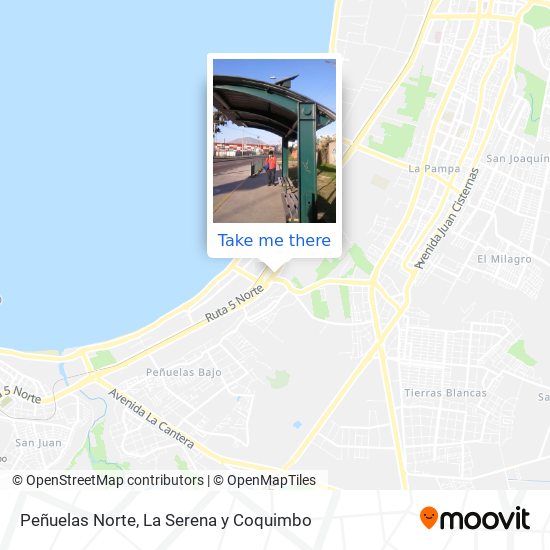 Peñuelas Norte map