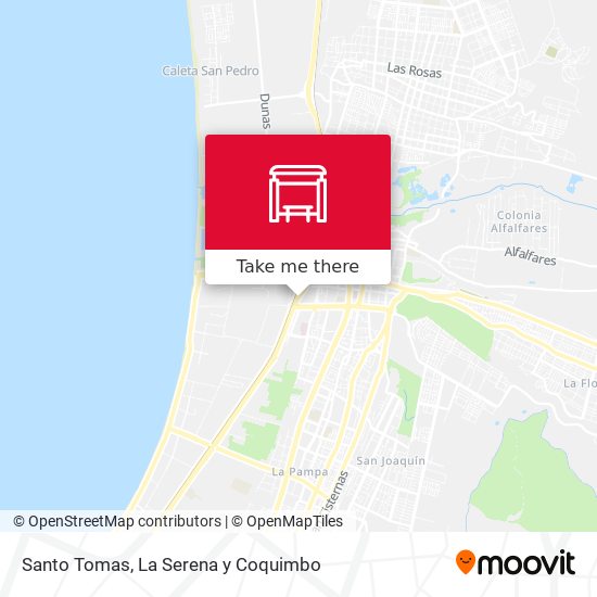 Santo Tomas map