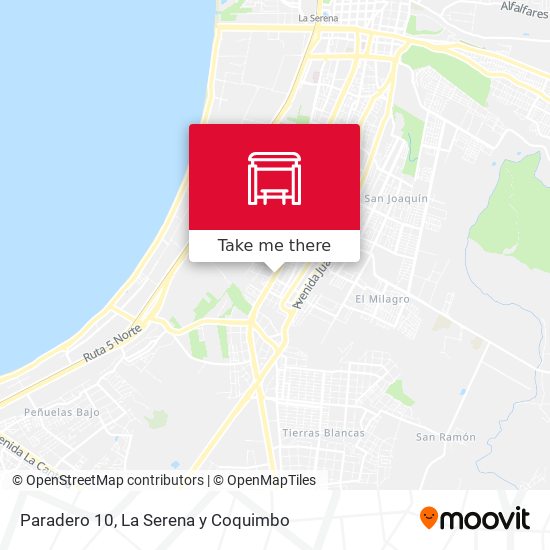 Paradero 10 map