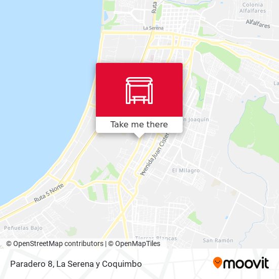 Mapa de Paradero 8