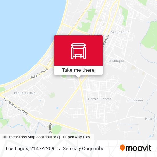 Los Lagos, 2147-2209 map
