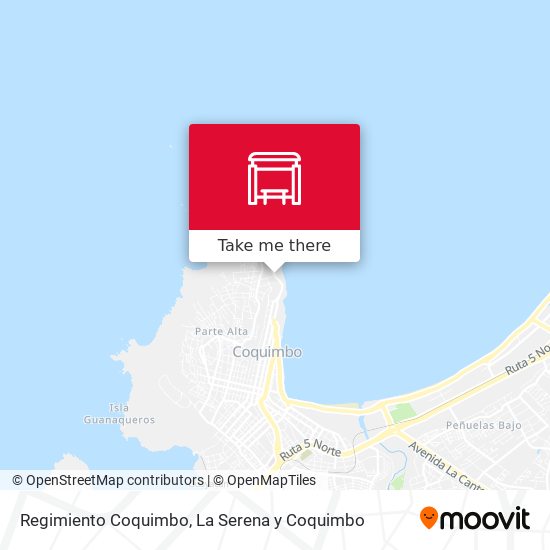 Regimiento Coquimbo map