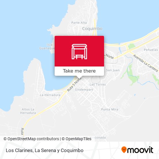 Mapa de Los Clarines