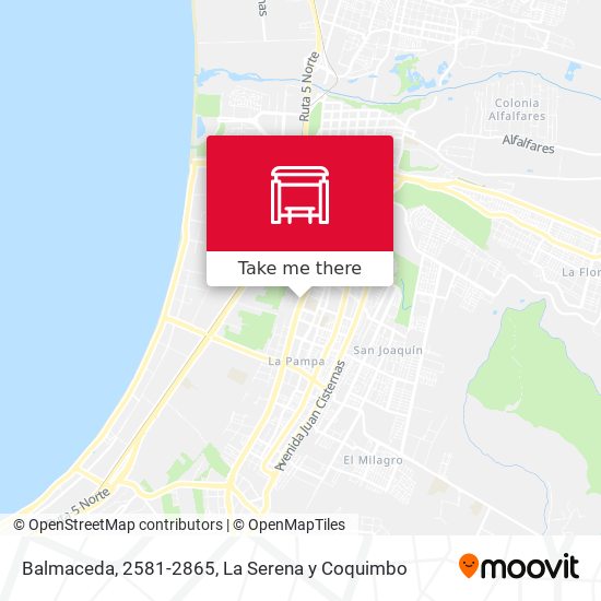 Balmaceda, 2581-2865 map