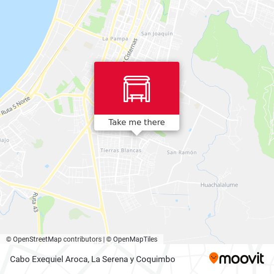 Mapa de Cabo Exequiel Aroca