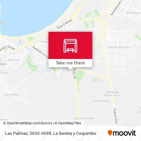 Las Palmas, 3650-3698 map