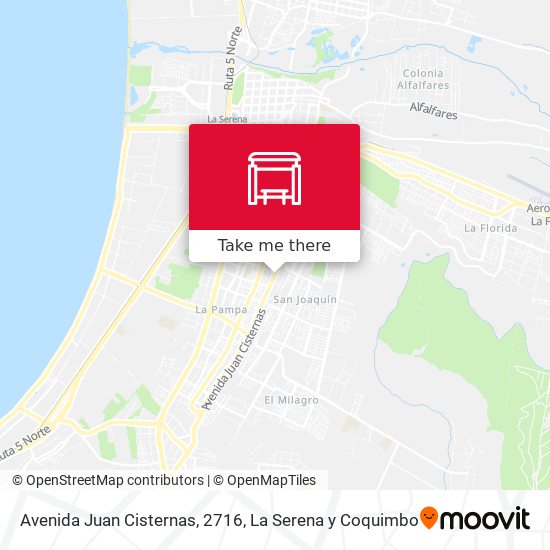 Avenida Juan Cisternas, 2716 map