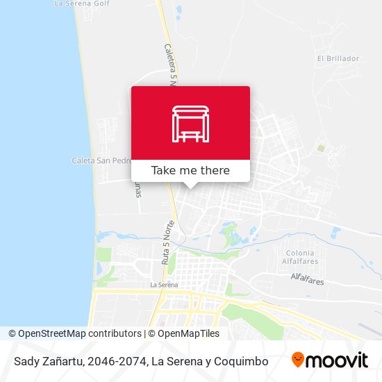 Mapa de Sady Zañartu, 2046-2074