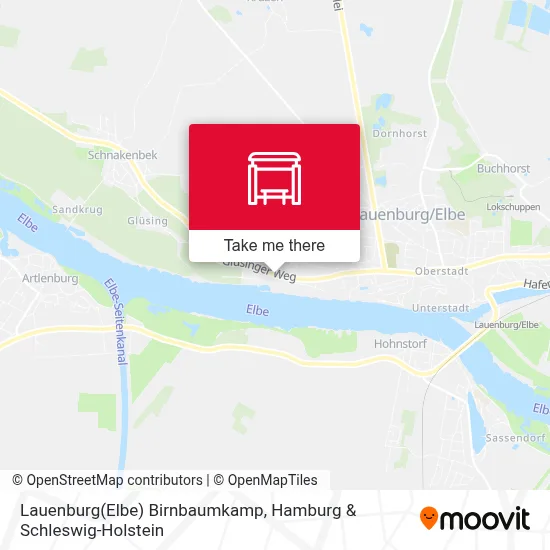 Lauenburg(Elbe) Birnbaumkamp map