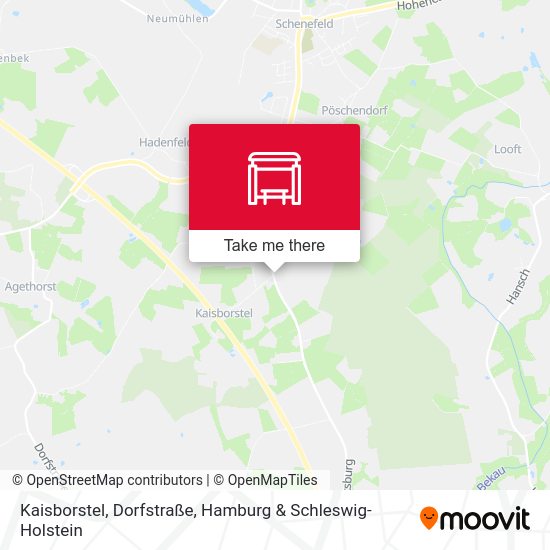 Kaisborstel, Dorfstraße map