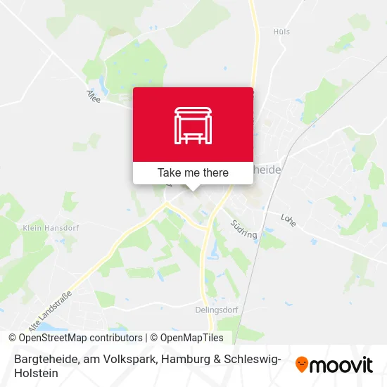 Карта Bargteheide, am Volkspark