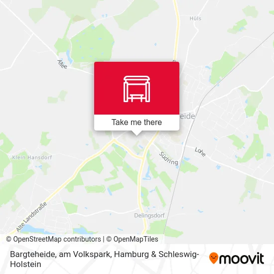 Карта Bargteheide, am Volkspark