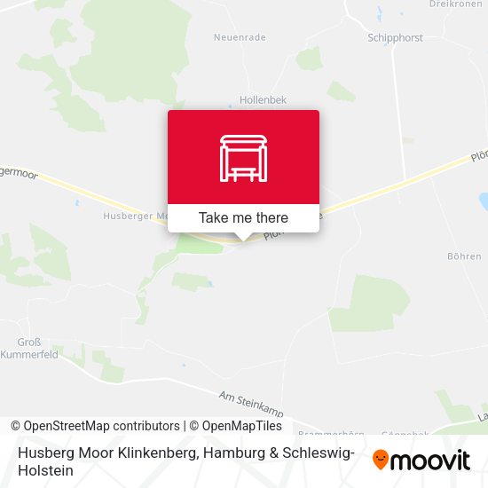 Husberg Moor Klinkenberg map
