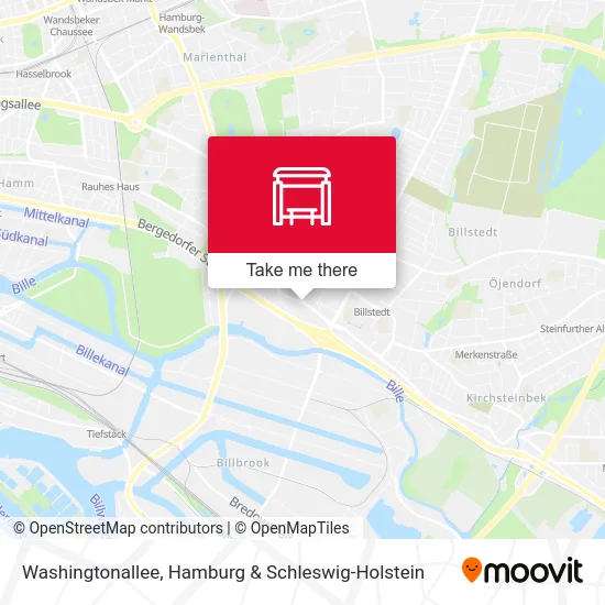 Карта Washingtonallee